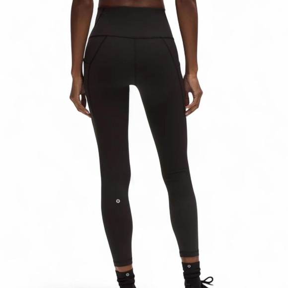 lululemon athletica Pants - Lululemon 🖤High-Waisted Leggings | Size 4 | Black |Adjustable Waistband + Pocket